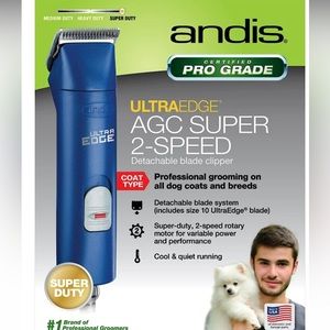 Andis Pro Clip AGC Super 2 Speed Clipper - Blue